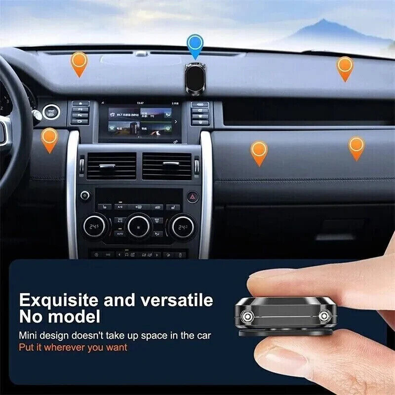 Suport auto magnetic pliabil pentru telefon – rotire 360°