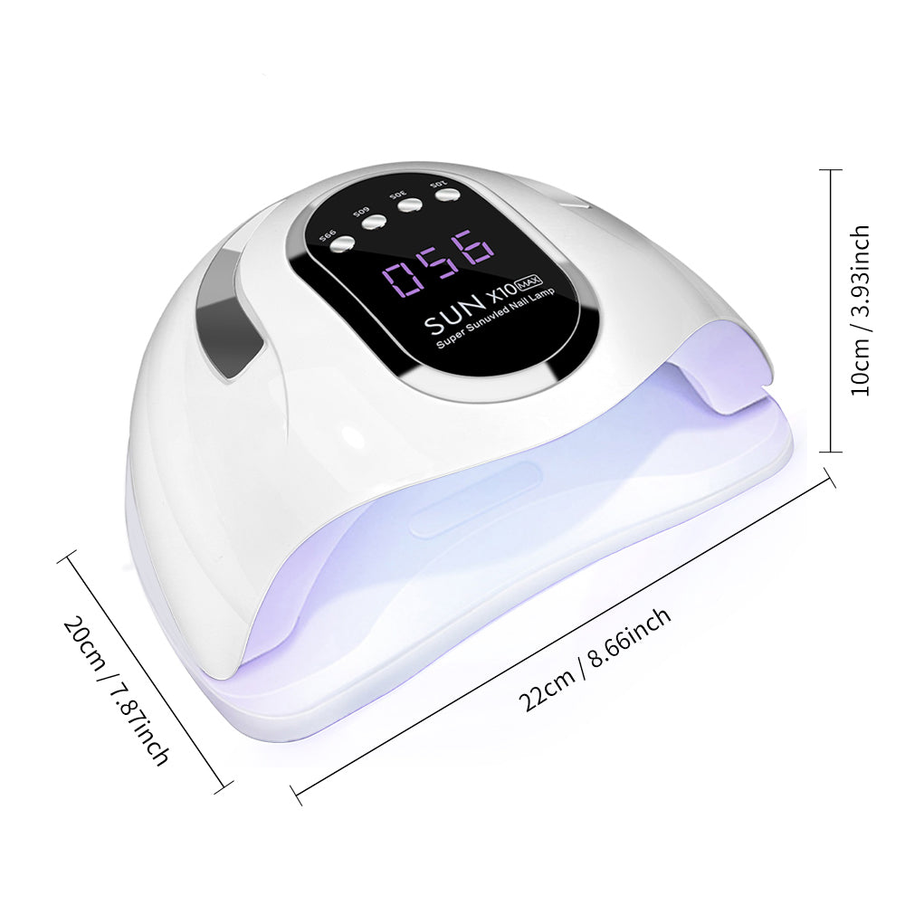 Lampă UV LED pentru unghii cu senzor automat – uscător oja gel 45 LED