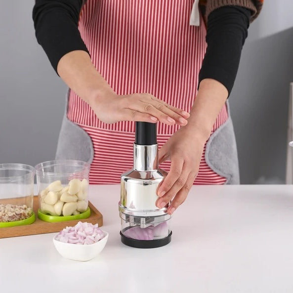Tocător manual pentru legume și fructe – feliator multifuncțional din oțel inoxidabil