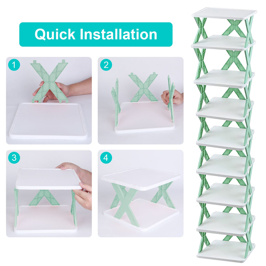 Organizator vertical pentru pantofi cu 9 niveluri – Raft economisire spațiu