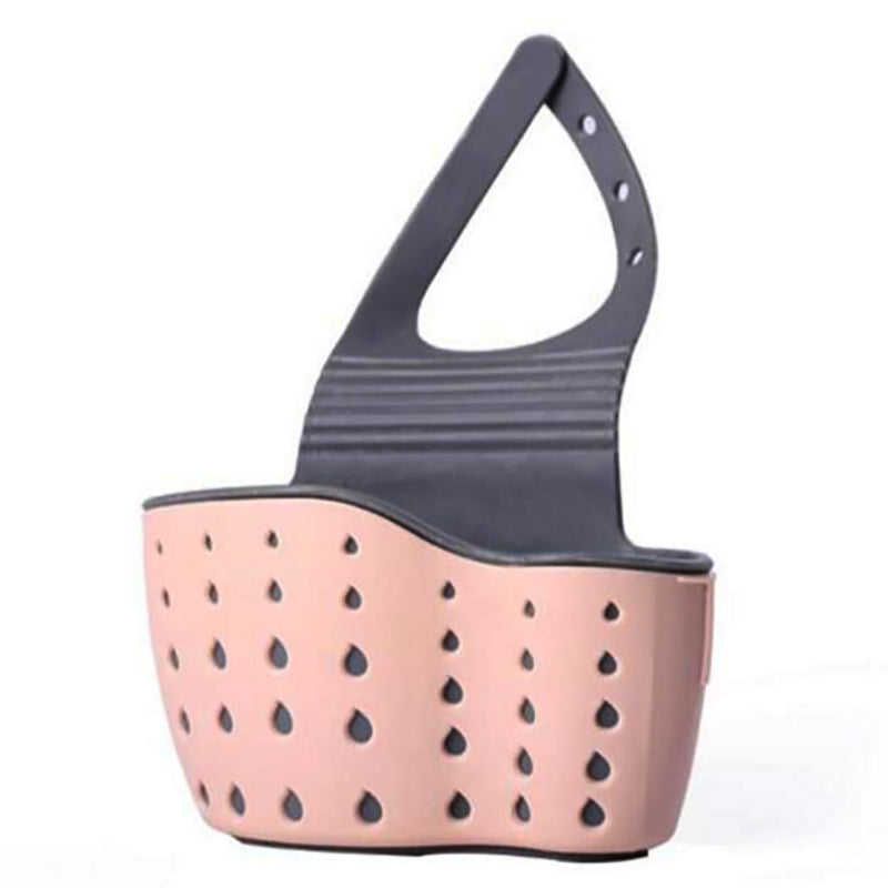 Organizator agățat pentru chiuvetă – suport depozitare burete și accesorii bucătărie