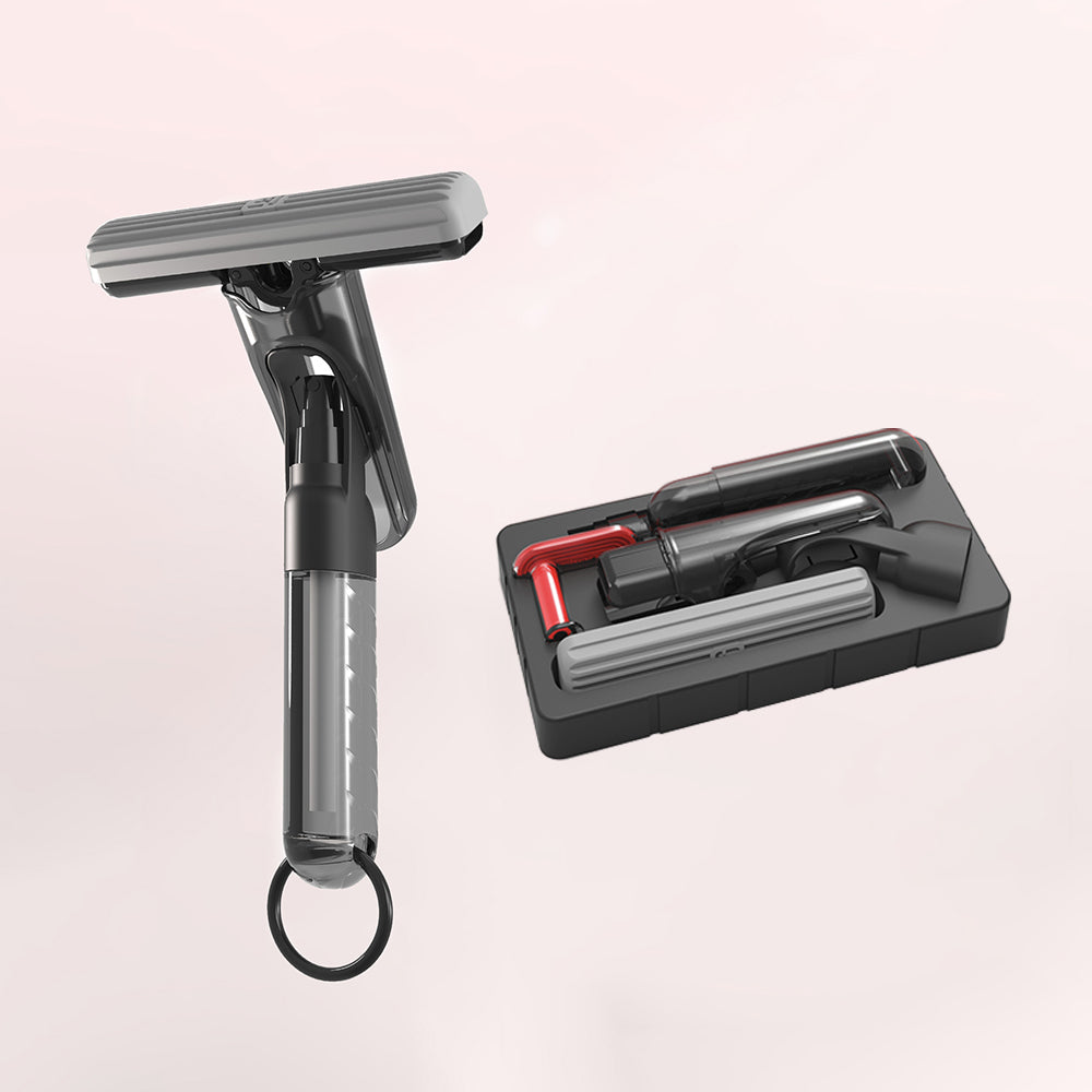 Mini mop cu spray pentru curățare – mop portabil cu auto-stoarcere pentru bucătărie și baie