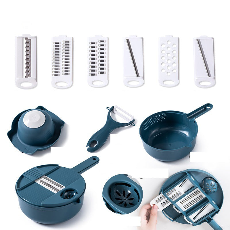 Tocător multifuncțional pentru legume – feliator manual pentru bucătărie
