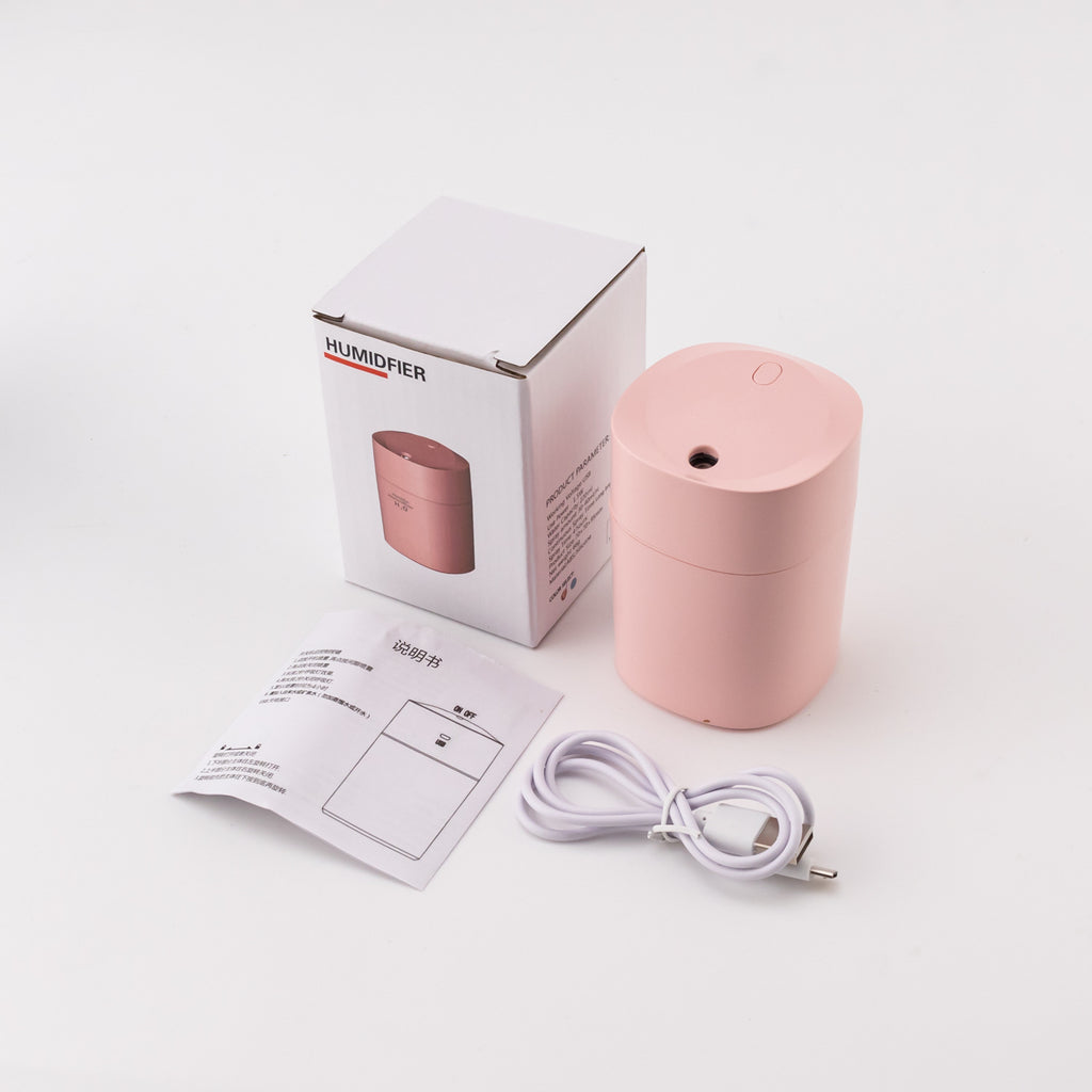 Difuzor aromaterapie USB cu pulverizare și lumină LED color