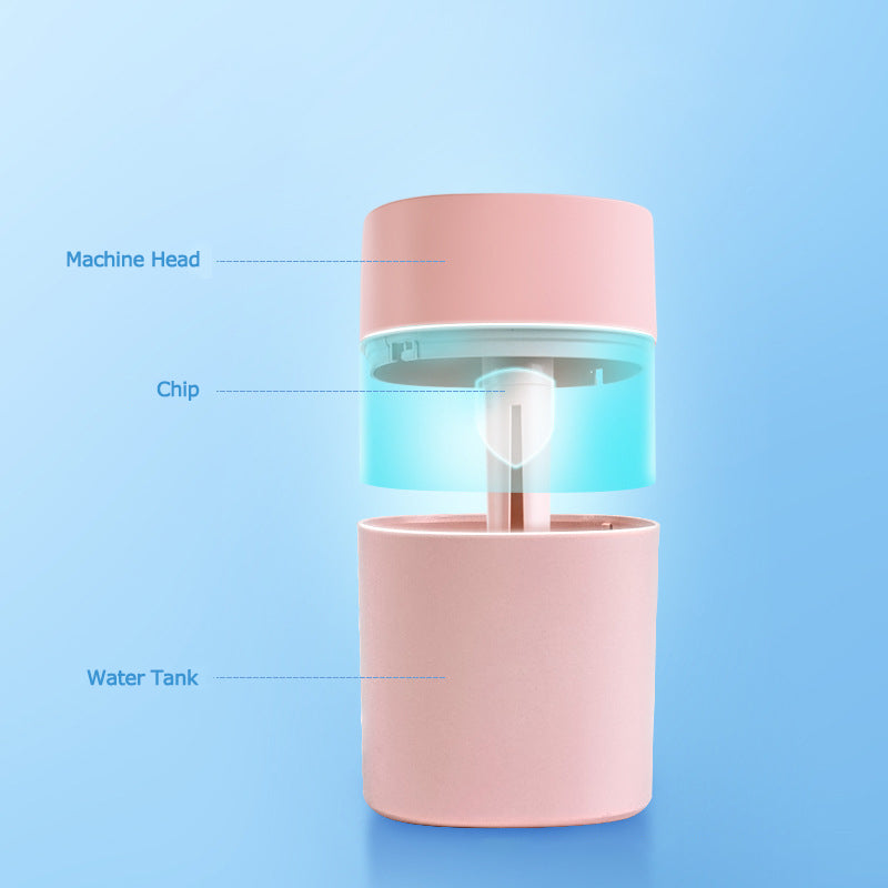 Difuzor aromaterapie USB cu pulverizare și lumină LED color