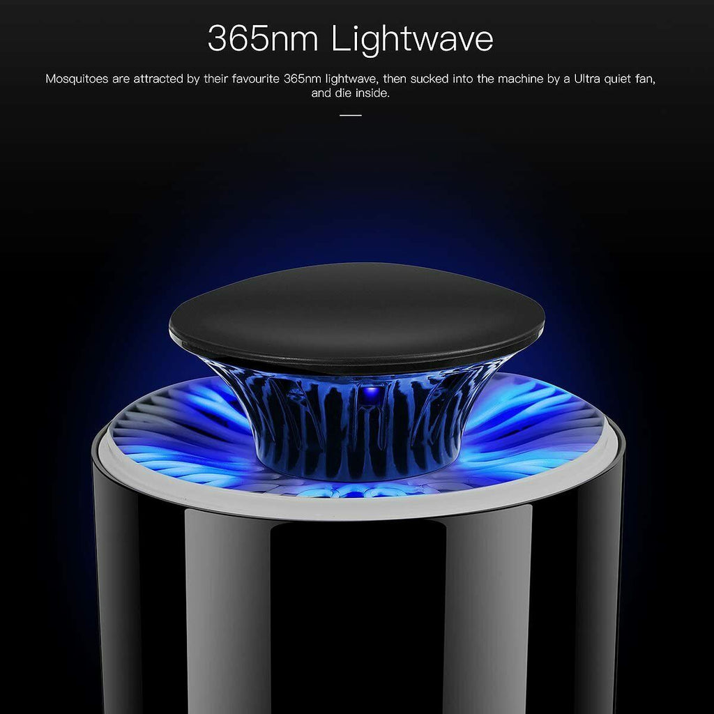 Capcană insecte LED USB – lampă anti țânțari pentru casă și grădină