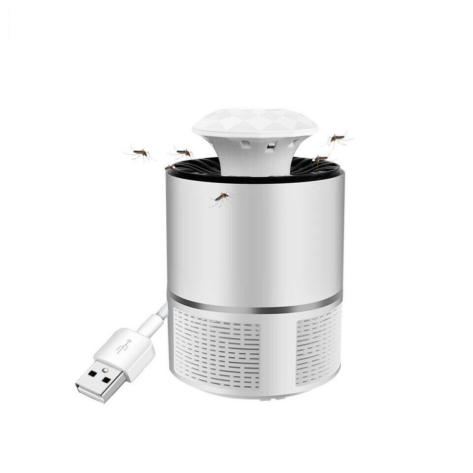 Capcană insecte LED USB – lampă anti țânțari pentru casă și grădină