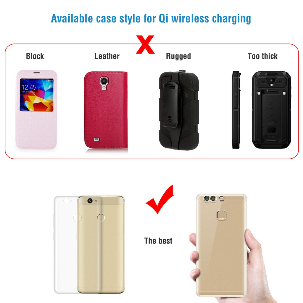 Încărcător auto wireless magnetic Qi cu suport telefon