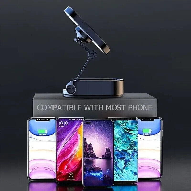 Suport auto magnetic pliabil pentru telefon – rotire 360°