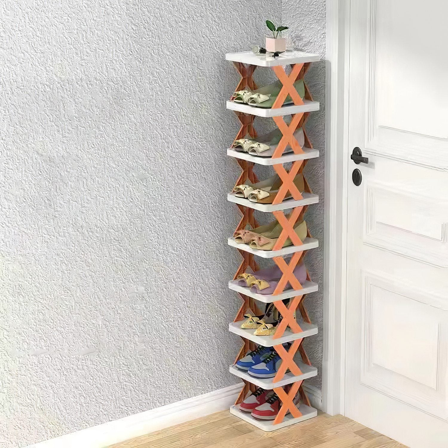 Organizator vertical pentru pantofi cu 9 niveluri – Raft economisire spațiu