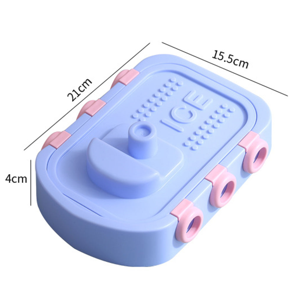 Formă silicon pentru înghețată pe băț – set 6 forme reutilizabile