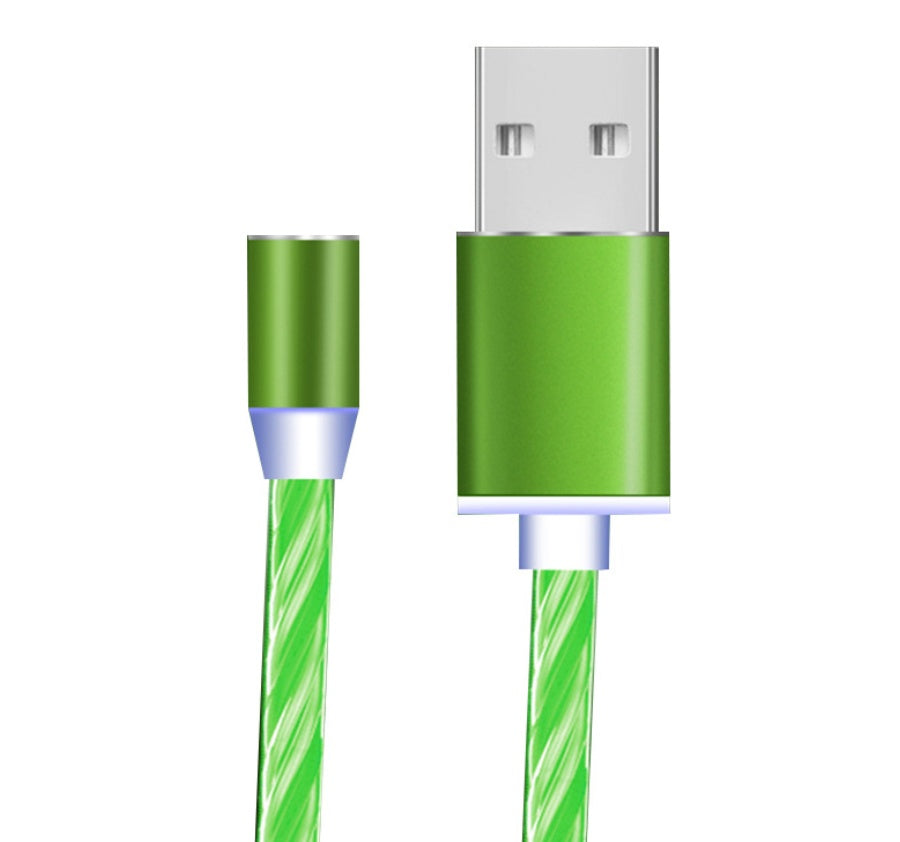 Cablu Magnetic LED pentru Telefon – Încărcare Rapidă iPhone, Android și Type-C
