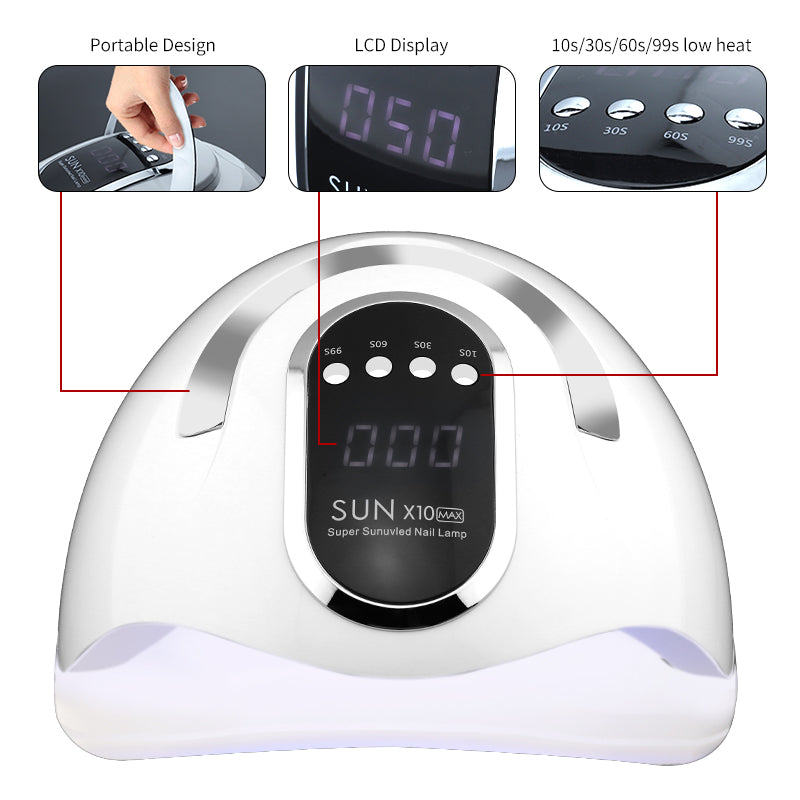 Lampă UV LED pentru unghii cu senzor automat – uscător oja gel 45 LED