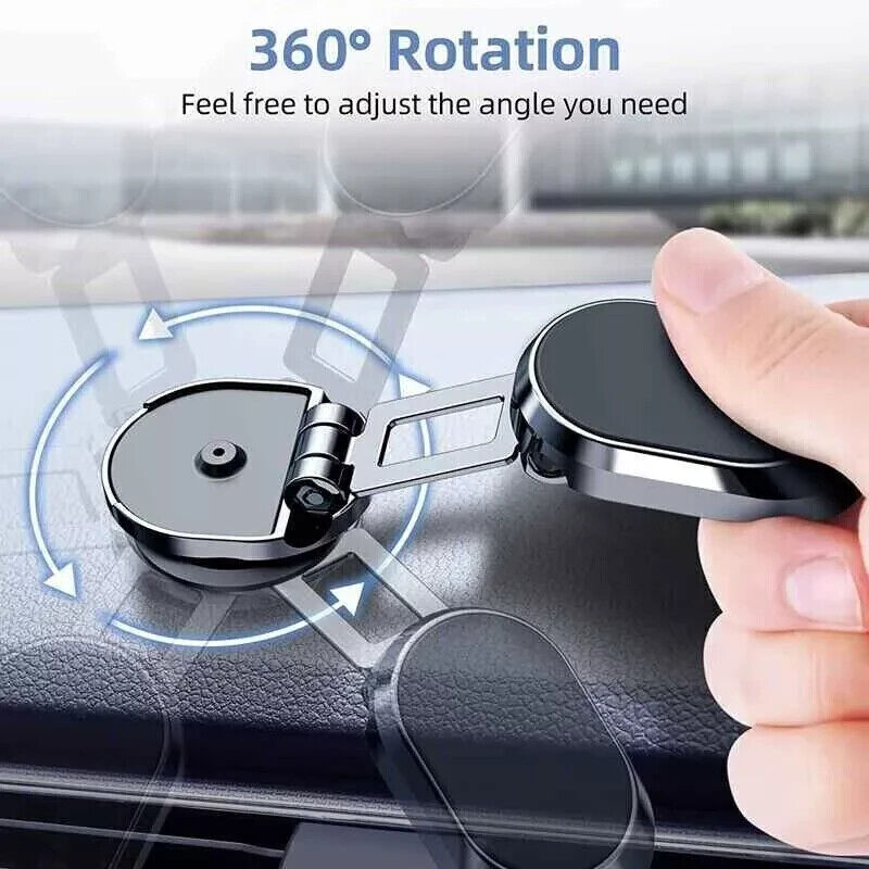 Suport auto magnetic pliabil pentru telefon – rotire 360°