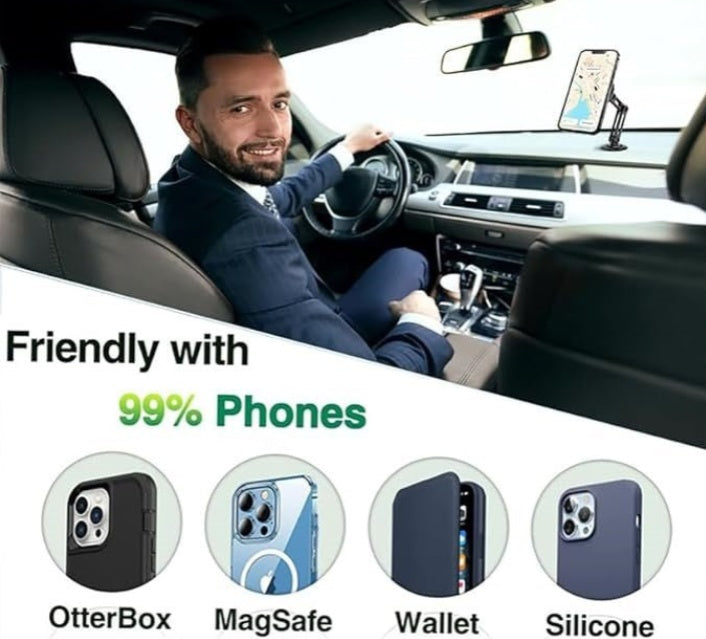 Suport Telefon Magnetic Auto Rotire 360°