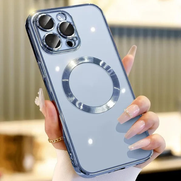 Husă iPhone MagSafe cu protecție cameră și magnet