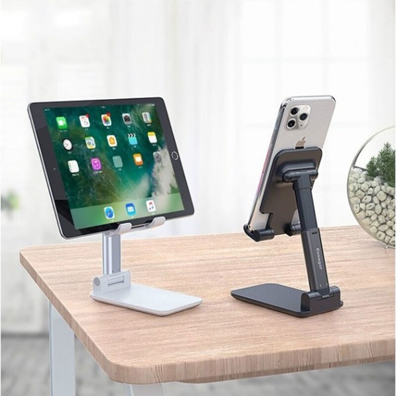 Suport metalic telefon și tabletă reglabil pliabil