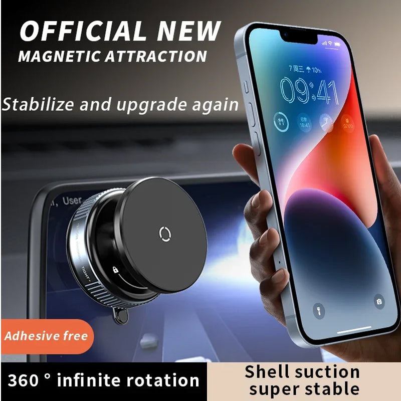 Suport auto magnetic telefon cu 20 magneți și ventuză vid