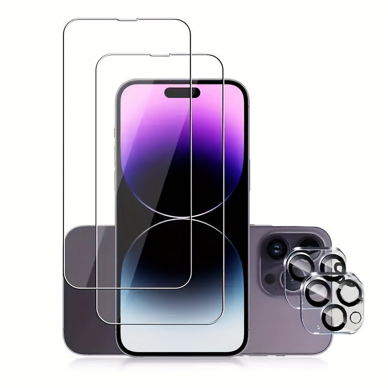 Set 8 folii sticlă securizată HD pentru iPhone
