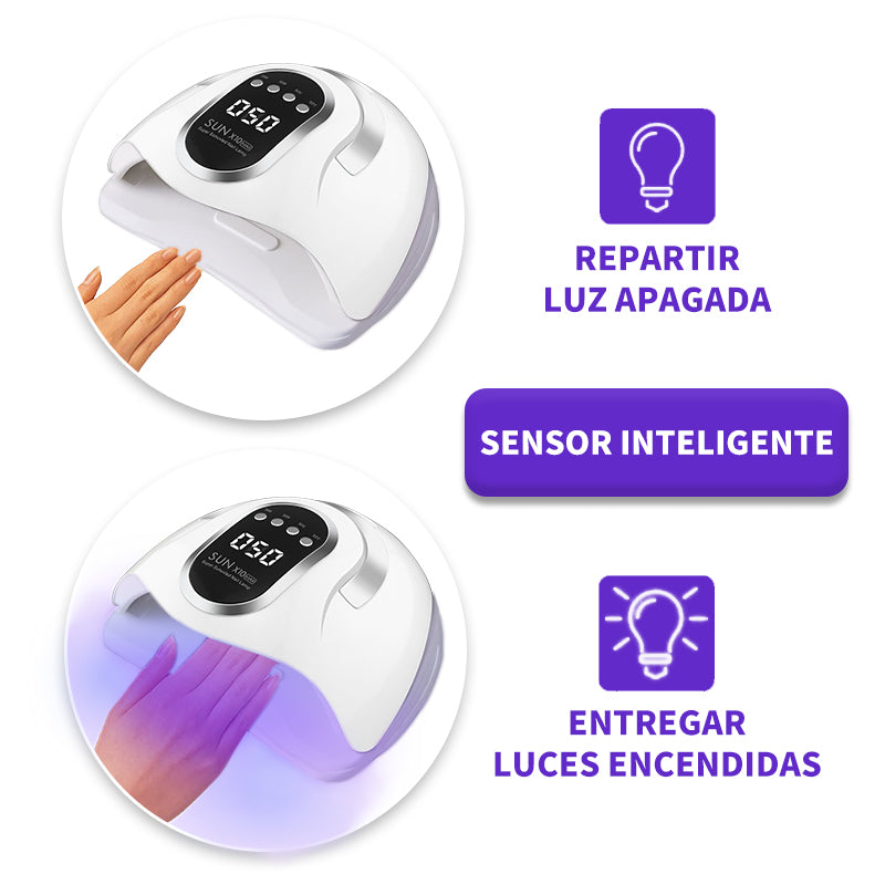 Lampă UV LED pentru unghii cu senzor automat – uscător oja gel 45 LED