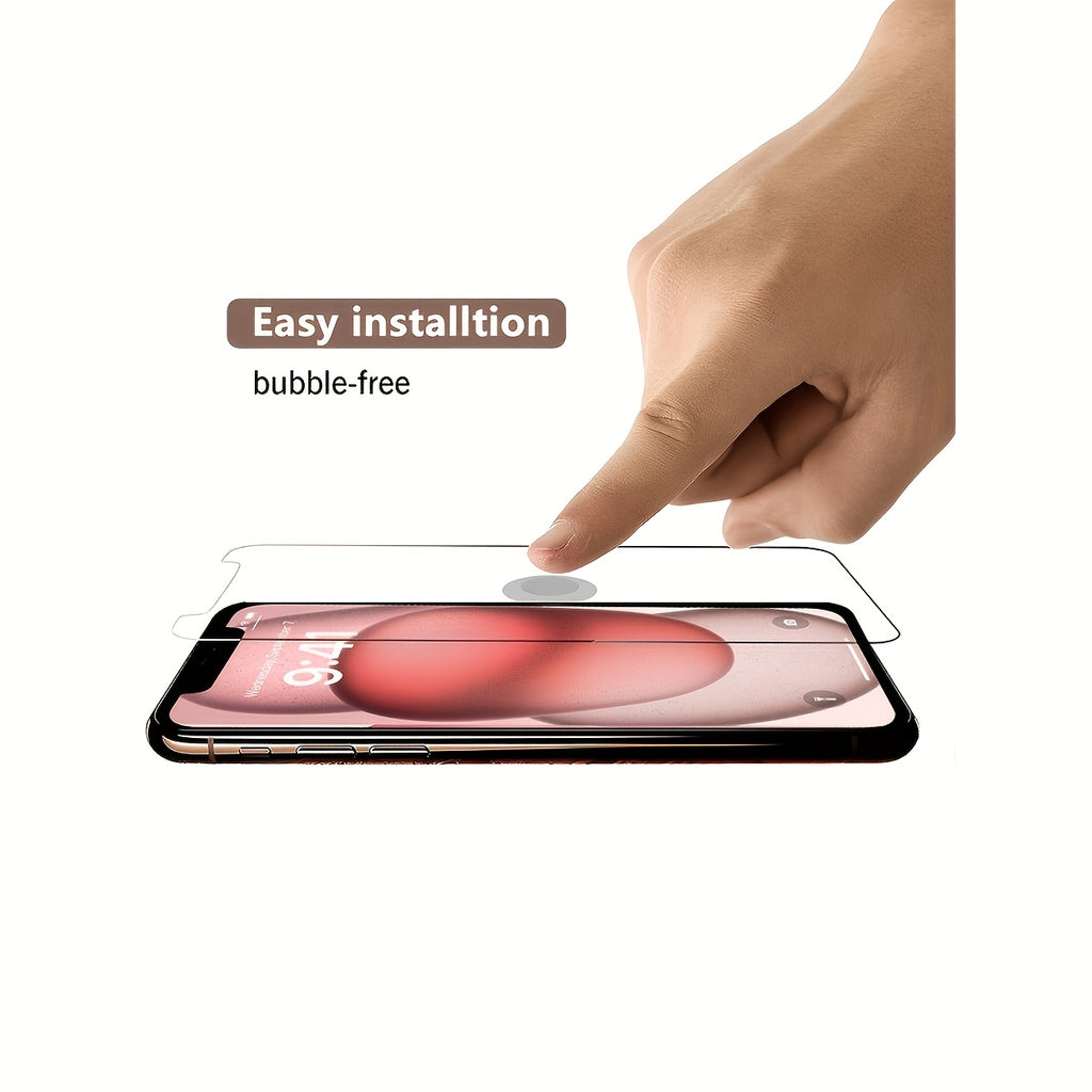 Set 8 folii sticlă securizată HD pentru iPhone